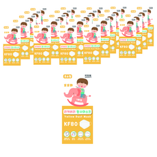 꼬꼬마 리커버리 황사마스크 KF80 초소형, 30개