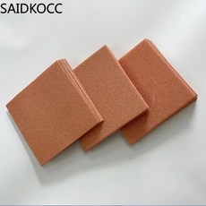 SAIDKOCC 폼 구리 100x100x0.05mm-50mm, 07 100mmx100mmx25mm