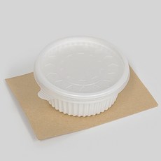 원형소스컵 PP 105파이 5호 소 백색 100개 반찬 장국 전자레인지, 1개