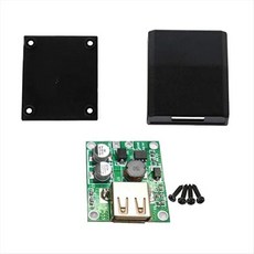 태양 전지판 전원 은행 USB 충전 전압 컨트롤러 조절기 전원 공급 장치 케이스 5-20V 입력 5V 2A 출력, 그림처럼