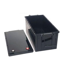 배터리 케이스 차박 수납 차량용 철제 방수 납산 수납형, 1개, 12V200B 분리형 은도금 단자