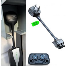 Tesla 모바일 충전기 2세대 및 3세대용 에코톰 NEMA 5-15 어댑터 120V 콘센트 12암페어 모델 3 Y X S와 호환되며 야외 도로 주행 캠핑 가정용 안전 충전에, NEMA TT-30