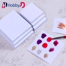 HobbyD 일회용 다기능 조색지 팔레트 50장