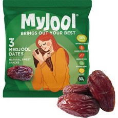 Myjool (마이 조르) 데이트 (나츠메야시 열매) 메조르 종 50g 가방 일본 건조 말린 과일