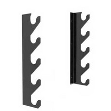 벽걸이바벨거치대 웨이트 피트니스 바벨랙 5단 헬스장, 블랙 5단 벽면 고정형