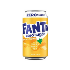 환타 제로 파인애플, 1개, 350ml