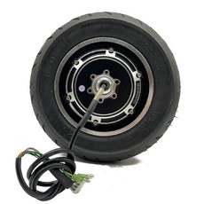 百物集 10寸電機 滑板車電機 輪轂電機 碟剎電機 48V 36V 24V 電動車馬達 帶輪胎 十寸滑板電機, 1個, 10寸48V碟剎單電機