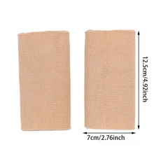 탄력있는 발목 지지대 압축 스케이트 스포츠 보호 장비 실용적인 피겨 실리콘 남성 여성용, 01 Skin colour