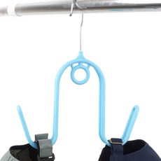 제스와이디자인 다용도 옷걸이형 건조대 젖병건조, 블루