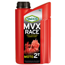 프리미엄 경주용 레이싱 2T 오토바이 엔진오일 MVX RACE 바이크 합성오일 1L 야코 프랑스 직수, 1개
