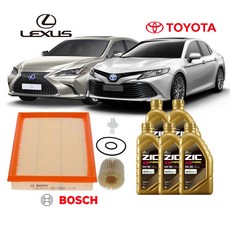 렉서스 ES 300H 6세대 하이브리드 12-17년식 보쉬필터+지크합성유 X9 0W20