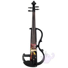 Elegant DSZ系列 電小提琴 (白/黑) 附贈書、貼紙、松香、書籤尺、擦琴布、調音器, 白底日系,簡配