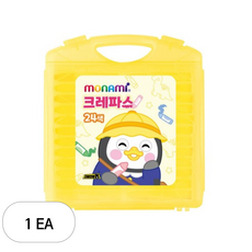 모나미 펭수 크레파스 세트, 24색, 1세트