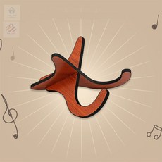 초아디자인 우쿨렐레 우드 스텐드 작은받침대