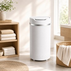 脫水機 家用脫水桶 10KG大容量 小型衣物脫水機 快速甩乾 不鏽鋼內桶 藍光潔淨, 10KG 白色