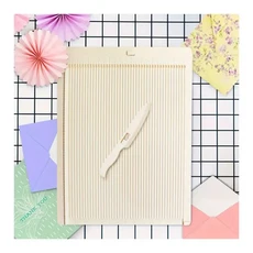 플라스틱 종이 트리머 스코어링 보드 측정 그리드 다목적 미니 DIY 선물 상자 편지 공예 커터, 02 Score Board