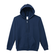 GILDAN 美國棉素色刷毛連帽外套