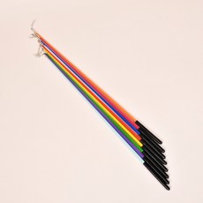 엣스앤 니스포 리듬체조 리본 컬러 스틱 56cm 8가지 색상 5m리본용 리본막대 손잡이 봉 리듬체조용품 도구, 5미터용 그린