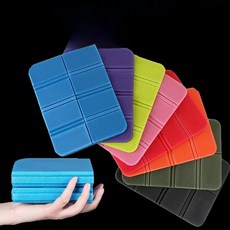 1인용 단체방석 캠핑 단체용 접이식, 단색 두꺼운 스타일 랜덤 1개