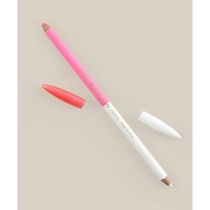 퀼트스타 일제 양면 연필초크_핑크+화이트, 1개, 핑크+화이트