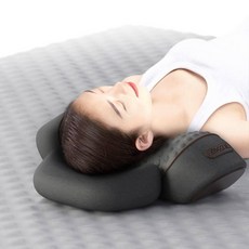 목 마사지 베개 스트레칭 승모근 다기능 찜질 메모리폼, 1개, 스탠다드 클래식그레이, 기본 모델명/품번