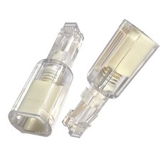 유선 전화 전화기 수화기선 전화선 코드 꼬임방지, 전화선 꼬임 방지-흰색