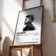 포스터 앨범 아트 커버 노래 음악 랩 벽 방수 종이 스티커 거실 홈 장식, 10. z5