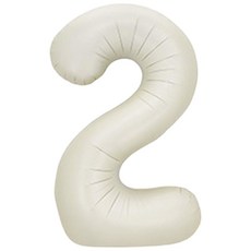 연지마켓 숫자 은박 풍선 대형, 크림 2