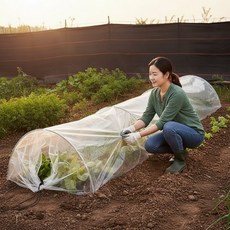 텃밭 접이식 소형 비닐하우스 터널 온실 보온 농업 재배 아치형, 1개