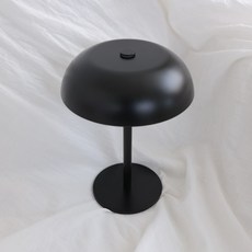 soluna 미드센츄리 머쉬룸 단스탠드 무선 버섯 조명 무드등 수유등, 블랙