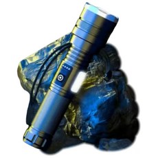 廠家直銷強光遠射手電戶外應急手持P50高亮變焦防水手電筒多功能, 1個, QB-131 P50燈珠 跑量款(裸燈+尾繩+白盒)電量顯示:一個