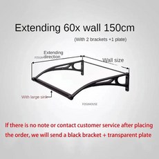 다기능 차양 대형 싱크대 야외 전기 박스 레인 커버 창문 발코니 유럽식 가정용 테라스 캐노피, 08 60x150cm, 09 60x150cm