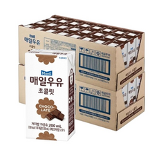 매일우유 초코 + 총 멸균 가공유, 48팩