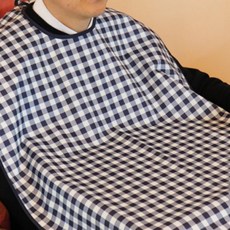 더해피 핸드메이드 병원 노인 환자 간병 요양 위생 방수 성인용 턱받이, 07. 성인용 턱받이(버튼형) / 꿀벌 민트, 1개