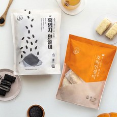 창억모듬떡 호박인절미X3+흑임자인절미X2, 5개, 50g