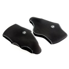 겨울철 스케이팅 보온 슈커버 플리스 안감 포함 성인용 아이스 스케이트 커버 고속 스케이팅용 방한 보호용품, 올블랙 39-42 기모 있음, 1개