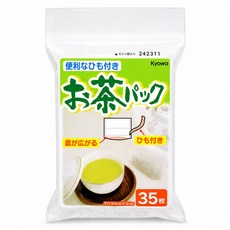 Kyowa 方便的附繩茶包 35入, 白色, 35枚