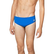 Speedo 남성용 브리프 수영복 - Endurance+ 단색 블랙, 40
