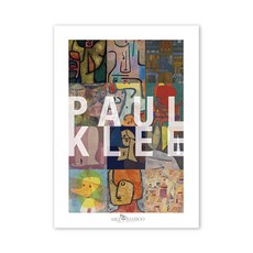 ABLE BAMBOO 2023 傑作 Paul Klee B 型台歷 + 古董夾子套組, 混合顏色