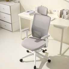 유어체어스 국내생산 첼로 프로 각도조절형 책상 컴퓨터 사무용 사무실 공부 학생의자, 첼로프로 화이트바디 조절팔세트