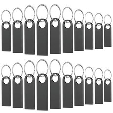 키체인이 포함된 16GB USB 플래시 드라이브 5팩 울켄 세련된 메탈 2.0 엄지 메모리 스틱 PC 노트북 컴퓨터용, 32GB, 20PCS Gold