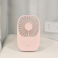 오스틱니 휴대용 선풍기 데스크탑 야외용 포켓 팬 충전식 장시간 사용 가능 USB 소형 선풍기, 핑크