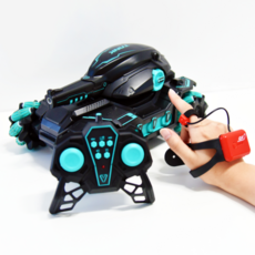 워터 탱크 무선 RC카, 블랙, 1개