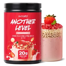 인테로 어나더레벨 단백질 쉐이크 리얼 딸기라떼맛, 1개, 630g 1개, 630g
