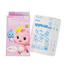 까투리 열냉각시트 6매x5개 해열패치 핑크