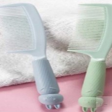 온지니아 유아빗 토끼손잡이 머리빗