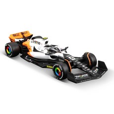 Burago 1:43 F1 레이싱카 맥라렌 MCL60 차량 시뮬레이션 합금 모형, 랜도 노리스 #4번지 모나코 역, 1개 랜도 노리스 #4번지 모나코 역, 1개