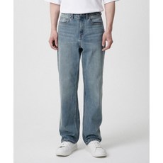 무신사 스탠다드 쿨탠다드 레귤러 핏 데님 팬츠 라이트 인디고 497213