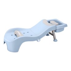 兒童折疊洗髮椅, 1組, 升級款,寶寶藍