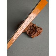 趙雅老師雕刻 文玩摺扇 竹扇骨刻竹寫意, 如圖所示, 1個
